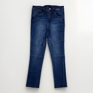 Black Label Cest To Jeans Juniors 9/11 High Rise Ankle Blue Measures 29 x 26